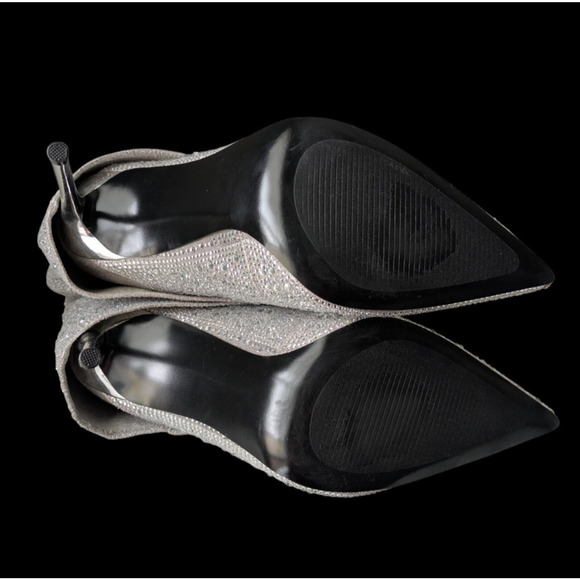 Steve Madden Sanya Silver Rhinestone Fringe Knee High Boot New Size 8 Sparkle - Picture 5 of 12